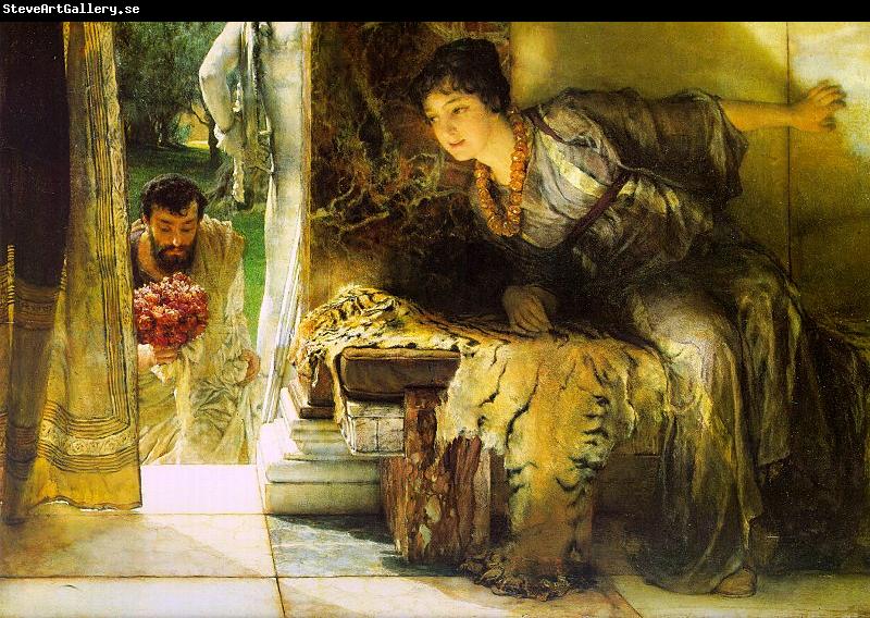 Alma Tadema Welcome Footsteps